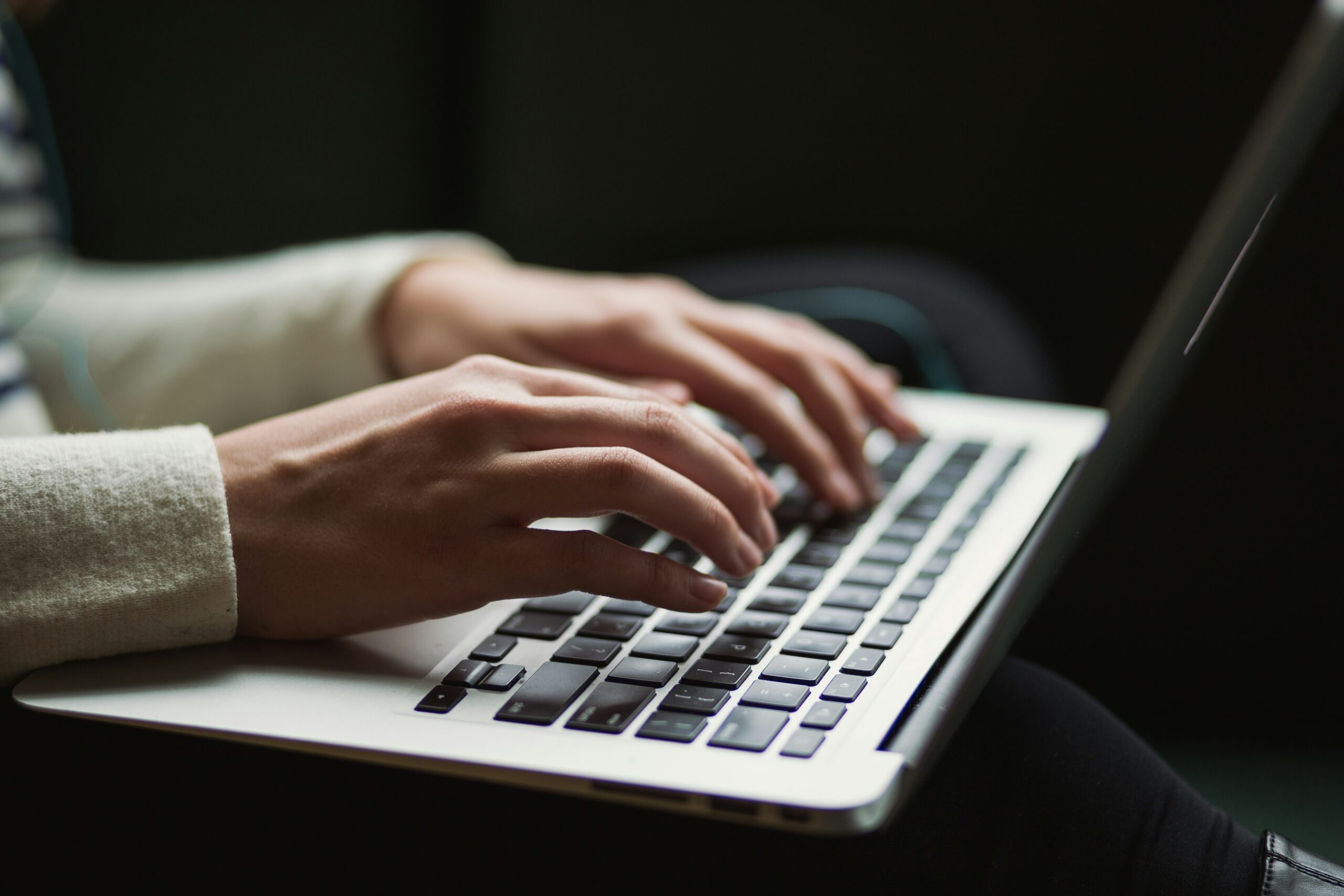 freelance laptop working
